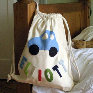 organic felt applique pump bag kit by kotori kits