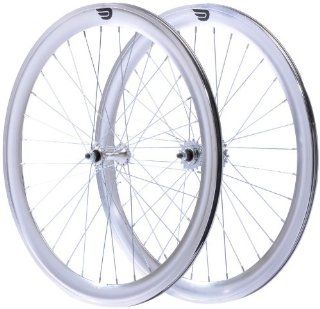 Pure Fix Cycles 50mm Wheelset, Silver : Bike Wheels : Sports & Outdoors
