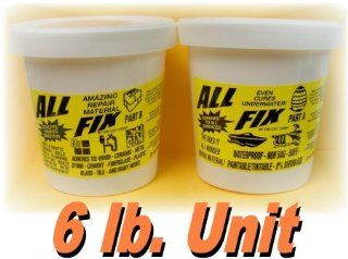 All Fix Epoxy Putty 6 Pound Unit   2 Quart Set   Underwater Epoxy   All Fix By Cir Cut Corporation   The All Purpose Epoxy Repair Material   Home   Arts & Crafts   Jewelry   1001 Uses !