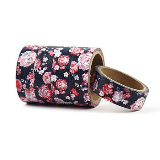 floral washi tape by sarah hurley designs