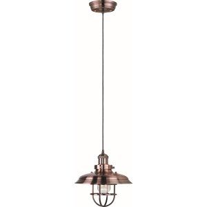 Maxim MAX 25031ACP Antique Copper Mini Hi Bay 1 Light Pendant