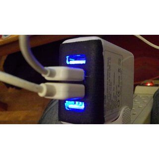Cosmos  4 Port Wall to USB Travel A/C Power Adapter Charger for iPad 2 iPhone 3G 3GS 4 4G ipod shuffle nano classic touch : Multiple Usb Charger : Electronics