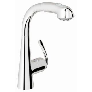 Grohe Ladylux3 Single Handle Single Hole Kitchen Faucet with Dual