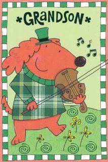 (1) Greeting Card St Patrick's Day "Grandson" Having a Grandson Like You Means" : Paper Stationery : Office Products