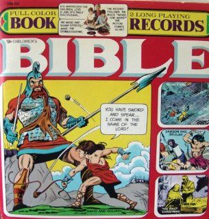 The Children's Bible Full Color Book / Record : David and Goliath, Noah's Ark, Samson and Delilah, The First Christmas: Music