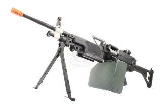 A&K M249 MKI Full Metal Airsoft AEG Machine Gun w/ Bipod   SAW : Airsoft Rifles : Sports & Outdoors