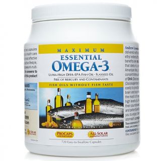 Maximum Essential Omega 3   No Fishy Taste   Orange   720 Capsules