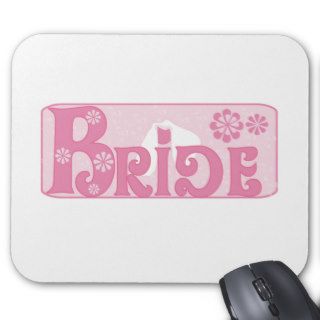 Wedding Veil Bride Mouse Pad