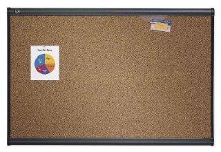 Quartet B247G   Prestige Bulletin Board, Graphite Blend Cork, 72 x 48, Aluminum Frame QRTB247G : Electronics