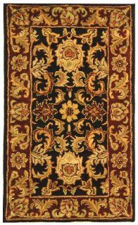 Safavieh CL244D 2 Classics Collection Handmade Ivory and Red Wool Area Rug, 2 Feet by 3 Feet  