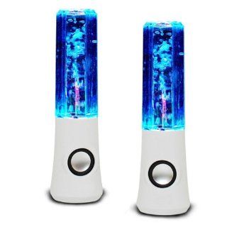 Godeeptech 2013 USB Powered Colorful LED Fountain Dancing Water Speakers for Mp3 /Mobile Phones /Computer white : Car Electronics