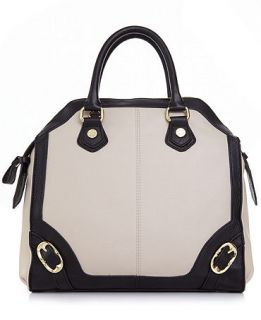 Emma Fox Classics Leather Trapezoid Satchel   Handbags & Accessories