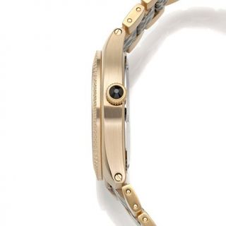 Nicole Miller "Lexi" Stainless Steel Printed Adjustable Bracelet Watch