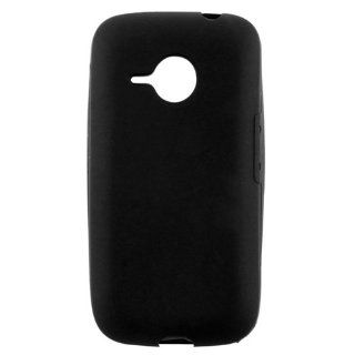 CommonByte BLACK RUBBER GEL SILICONE SOFT SKIN CASE COVER FOR VERIZON HTC DROID ERIS: Cell Phones & Accessories