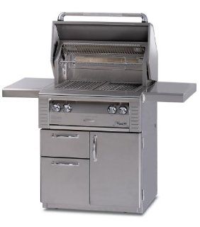 Alfresco Alfesco 36" Deluxe Cart Grill With Integrated Rotisserie Alx236Cd Natural Gas : Freestanding Grills : Patio, Lawn & Garden