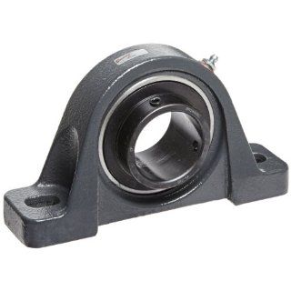Browning VPS 235 Pillow Block Ball Bearing, 2 Bolt, Setscrew Lock, Contact and Flinger Seal, Cast Iron, Inch, 2 3/16" Bore, 2 1/2" Base To Center Height: Industrial & Scientific