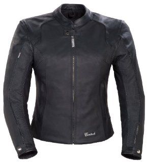 Cortech Women's LNX Leather Jacket   Small/Black Automotive