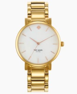 kate spade new york Watch, Womens Gramercy Grand Gold Tone Stainless Steel Bracelet 38mm 1YRU0009   Watches   Jewelry & Watches