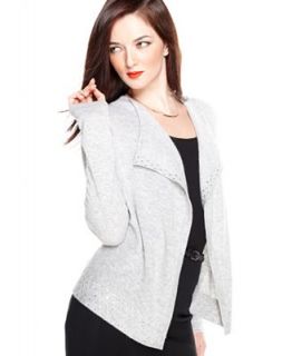 Charter Club Sweater, Long Sleeve Embellished Cashmere Cardigan   Sweaters   Women