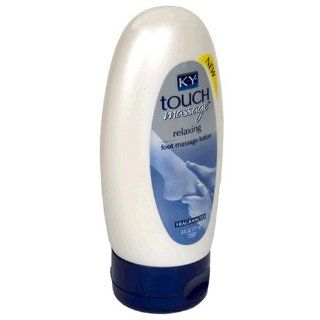 K Y Touch Massage Foot Massage Lotion, Relaxing, Fragranced , 6 fl oz (177 ml): Health & Personal Care