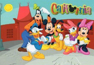 DONALD, DUFFY DUCK, & MICKEY MOUSE AND CREW CALIFORNIA USA DISNEY POSTCARD POST CARD PC57 WD CAL 228: Everything Else