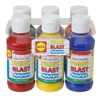 ALEX Toys   Artist Studio Paint Blast 228N, 4 oz., 6 Count, Assorted Colors: Toys & Games