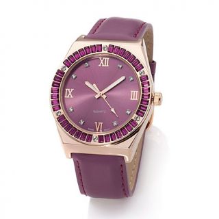 Limited Edition Couture Watches by Adrienne® "The Amethyst Color Bagu