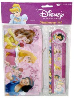 Disney Princess School Supplies 5 Piece Stationery Set: Toys & Games