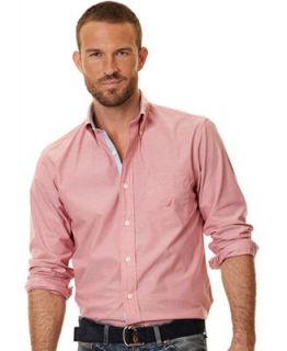 Nautica Shirt, Long Sleeve Solid Shirt   Casual Button Down Shirts   Men
