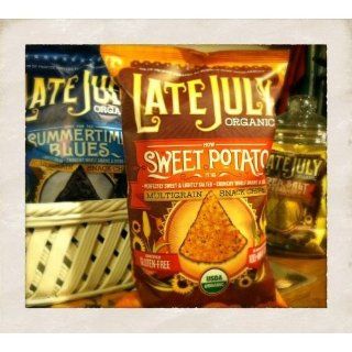 Late July Organic Snacks How Sweet Potato it is Multigrain Tortilla Chips, 5.5 Ounce (Pack of 12) ( Value Bulk Multi pack) Health & Personal Care