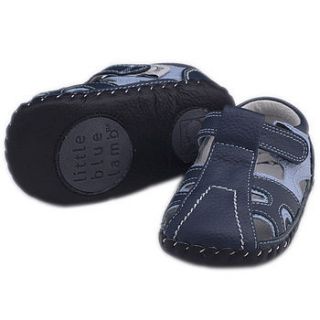 baby boy's soft leather cruiser shoes freddy by my little boots