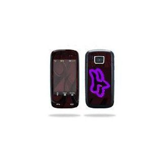 Cell Phone FOX RACING  PURPLE Vinyl Sticker/Decal (1.25" X 2.5" Graphic fits most cell phones): Automotive