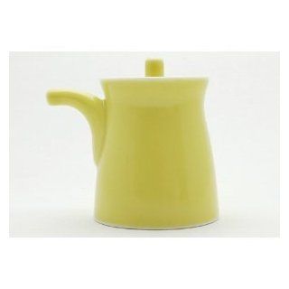 Hakusan Porcelain G type soy sauce pot (Small) Yellow: Condiment Pots: Kitchen & Dining