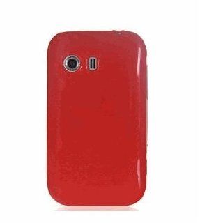 Samsung Galaxy Y S5360 RED Anti Skid Slim Tpu Case,gel Skin Case: Cell Phones & Accessories