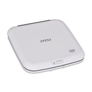 MSI External Slim USB 2.0 DVD ROM UO881 W (White): Electronics