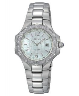 Seiko Watch, Womens Stainless Steel Bracelet 37mm SXDC33   Watches   Jewelry & Watches