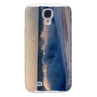 Big splashing waves sunrise Florida beach Galaxy S4 Covers