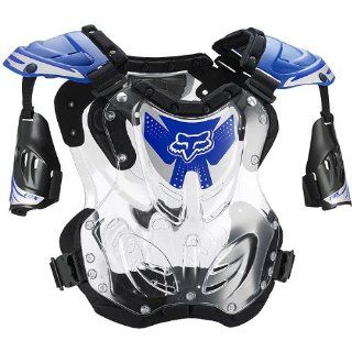 Fox Racing R3 Youth Boys Roost Deflector MotoX/Off Road/Dirt Bike Motorcycle Body Armor   Blue / Medium: Automotive