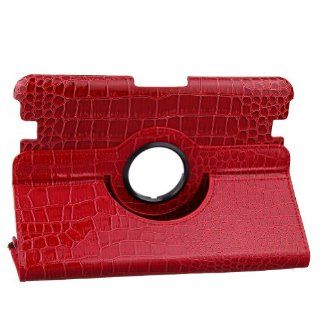 Generic (Crocodile Turquoise) Slim Fit Folio Stand Leather Case for  Kindle Fire 8.9" Tablet (fit Kindle Fire HD) Red: Computers & Accessories