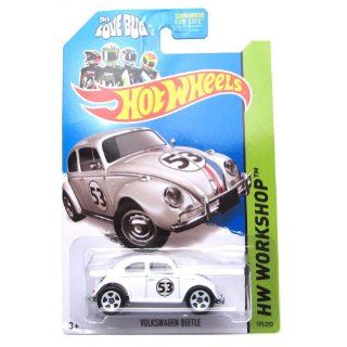 Hot Wheels 2014, Volkswagen Beetle. Herbie The Love Bug. HW Workshop 191/250. 1:64 Scale.: Toys & Games
