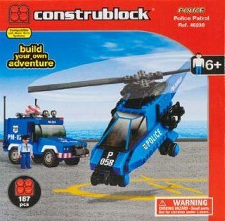 4623 Construblock Police Patrol 187pcs: Toys & Games