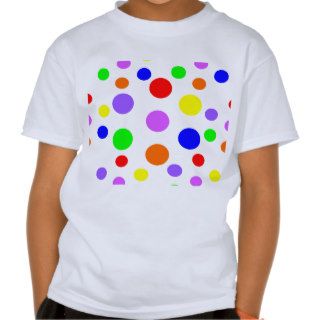 Rainbow Spots Kids T Shirt