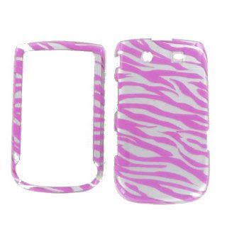 Blackberry 9800/ 9810 (Torch) 2D Silver Pink Zebra Protective Case: Cell Phones & Accessories