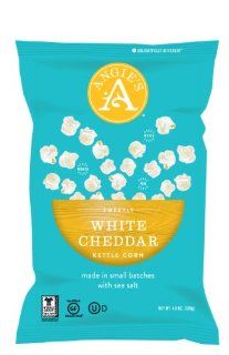 Angie's Kettle Corn, White Cheddar, 4.5 Ounce : Angies Popcorn : Grocery & Gourmet Food
