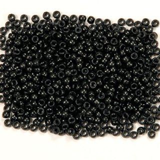 Black Pony Beads (1,000 pc): Toys & Games