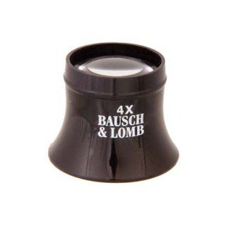 4X Bausch & Lomb Watchmakers Eye Loupe: Health & Personal Care