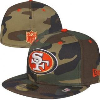 NFL San Francisco 49ers New Era Woodland Camo Pop Fitted Hat (7 1/8) Clothing