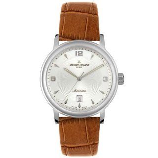 Jacques Lemans Men's GU179B Geneve Collection Grande Classique Automatic Watch: JACQUES LEMANS: Watches