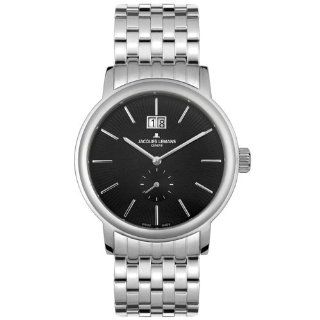 Jacques Lemans Men's GU177D Geneve Baca Extra Flat Collection Watch: JACQUES LEMANS: Watches