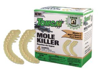 Tomcat 100 34350 8 4 Count Mole Killer Grub Formula (Discontinued by Manufacturer) : Home Pest Control Products : Patio, Lawn & Garden